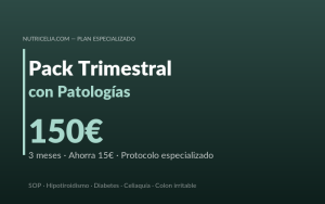 Pack Trimestral con Patologías
